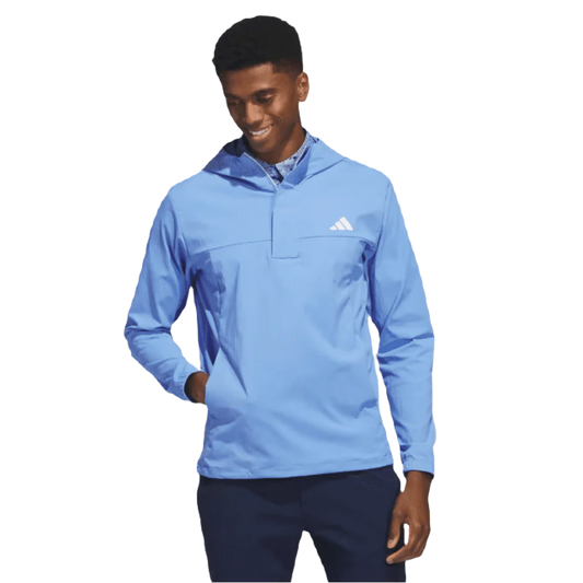 Adidas 2023 Ripstop 1/4 Zip Golf Hoodie - Blue