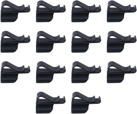 14PCS Golf Putter Holder Golf Bag Clip,On Putter Holder Portable Sporting Goods Golf Equipment Golf Accessories Golf Bag Clip Plastic Putting Clip with Ball Marker for Men Women